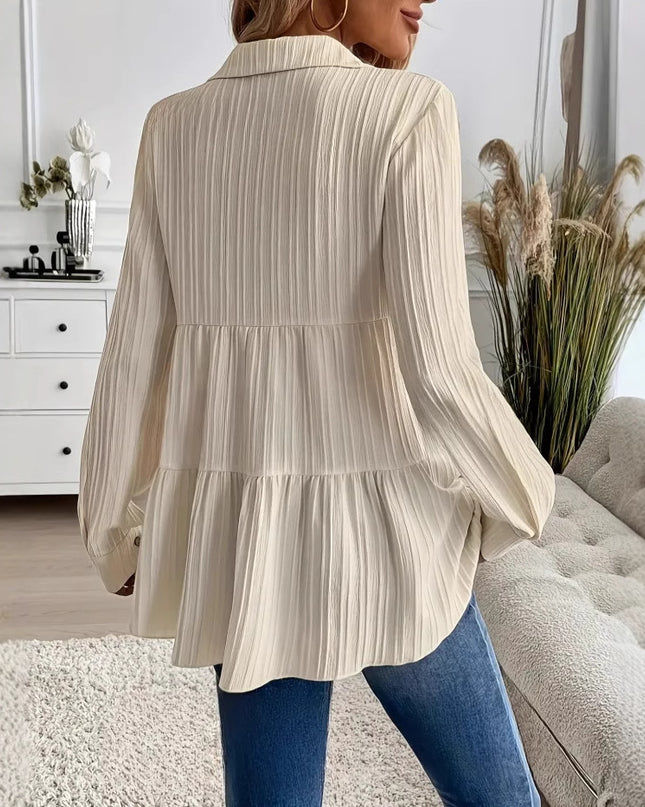 French Style Temperament Elegant Casual Bottoming Shirt