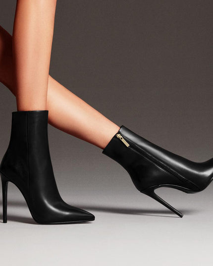 European And American Pointed-toe Stiletto Ankle Boots