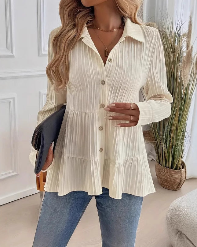 French Style Temperament Elegant Casual Bottoming Shirt