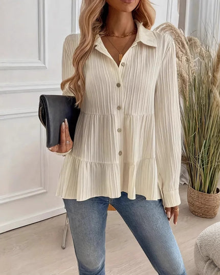 French Style Temperament Elegant Casual Bottoming Shirt