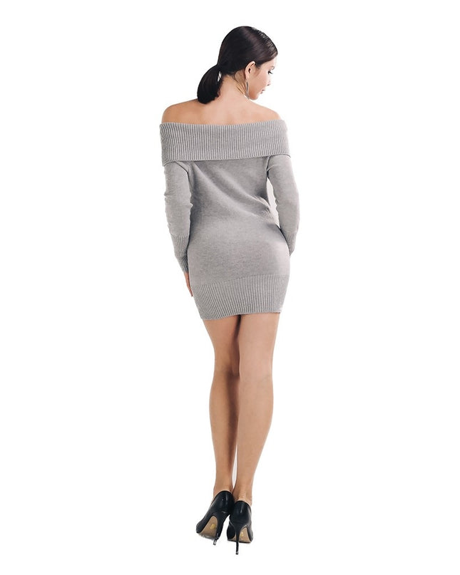 Grey Sweater Dress