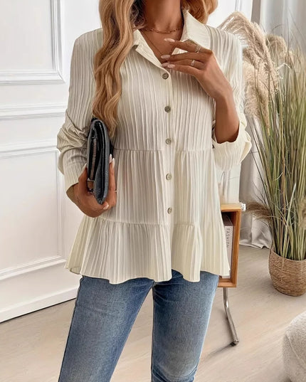 French Style Temperament Elegant Casual Bottoming Shirt