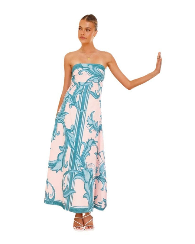 New Women's Clothing Dress Printed Slim Fit