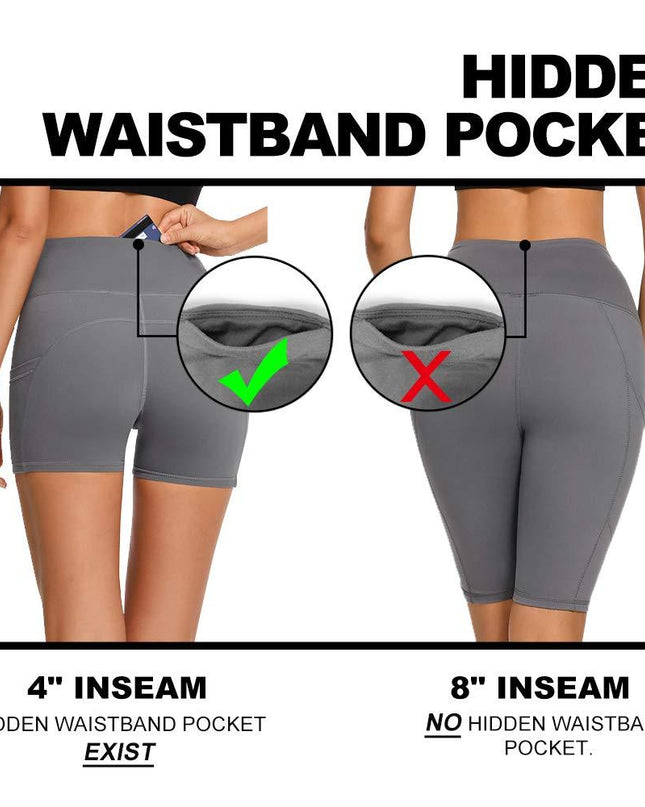Yoga Pants - Three Points High Waist, 3 Pairs Of Black, Black Tie-dye, Blue Purple Starry Sky
