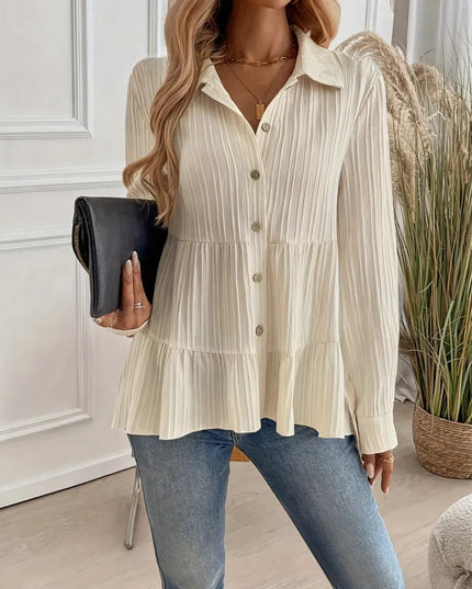 French Style Temperament Elegant Casual Bottoming Shirt