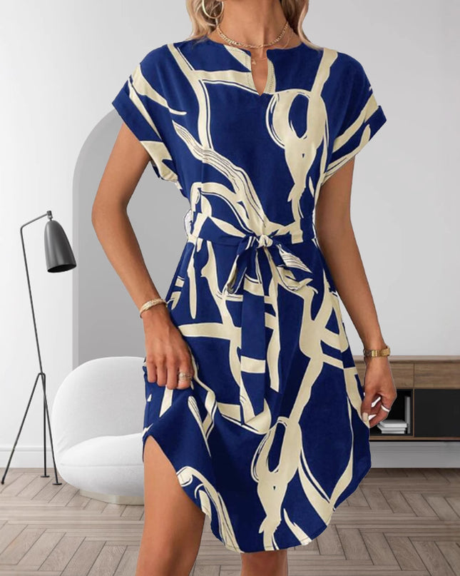 V-neck Elegant Fashion Women's Clothing Dress