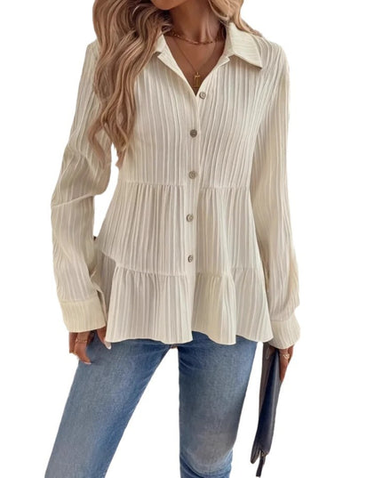 French Style Temperament Elegant Casual Bottoming Shirt